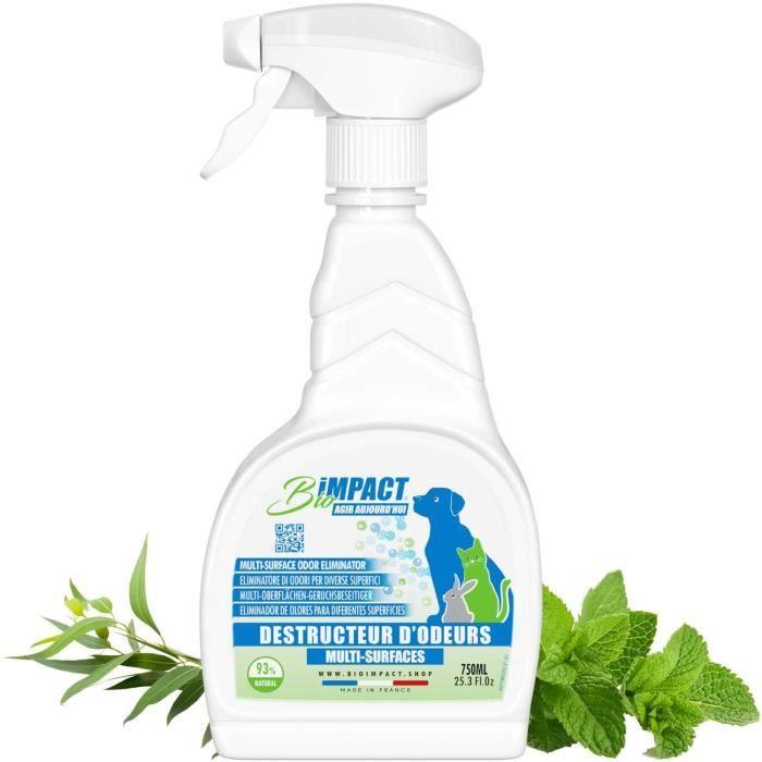 Cat, Dog Urine Odor Eliminator 750ml, Natural, Instant Anti-Pee Non-Repellent, Enzymatic Spray for Litter Boxes, Carpets, Sofas