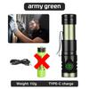 High-power 4 XPG+LED Flashlight 1000LM High-power Tactical Flashlight Outdoor Adventure Hiking Emergency Lighting Lantern Torch