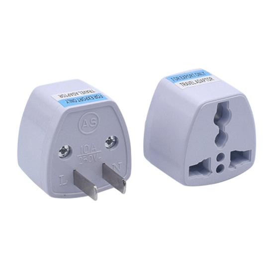 Portable Travel US Socket Conversion Plug Wall Outlet Electrical Power Adapter