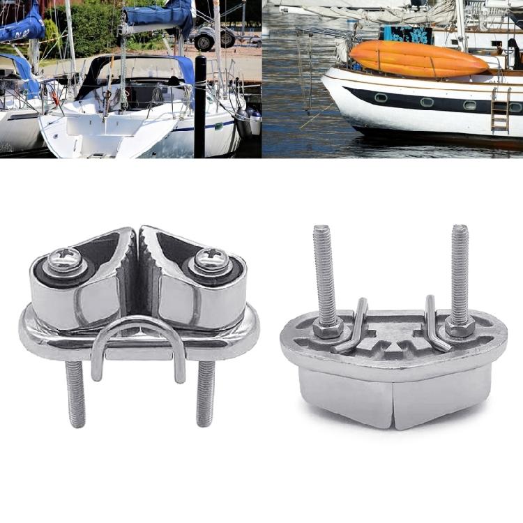 Stainless Steel Cleat for 3‑15mm Diameter Ropes Boat Pilates Equipment for Boat Kayak Cleats Boat Cleats