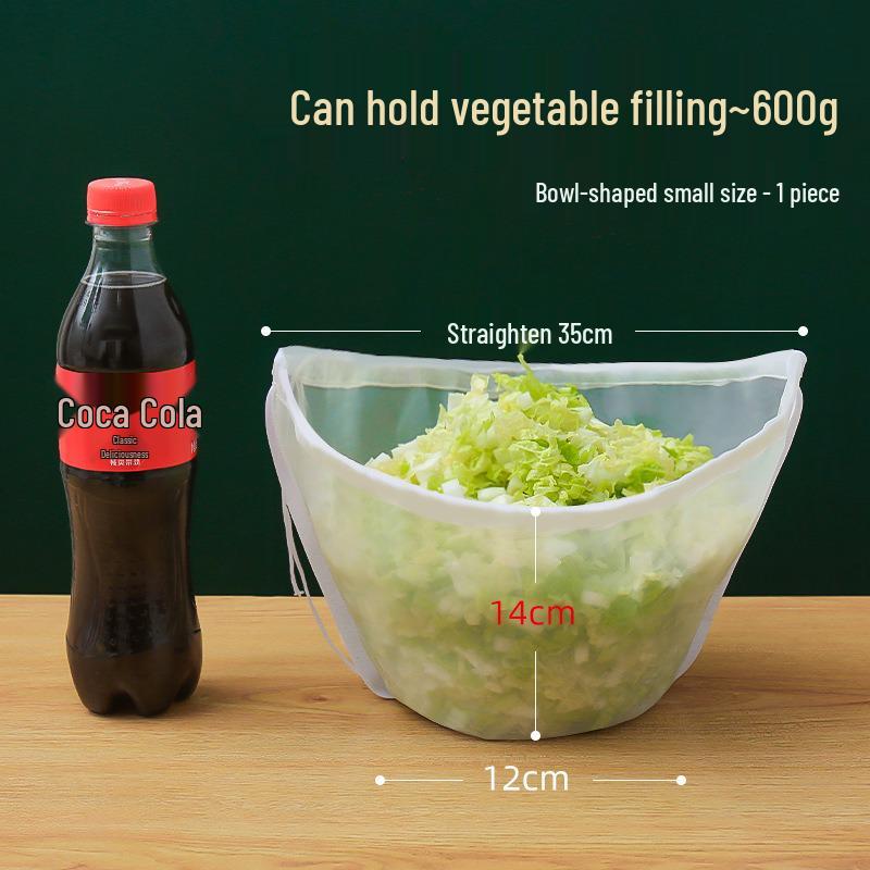 Vegetable Filling & Drainage Squeezer – Dumpling Filler & Dehydration Bag