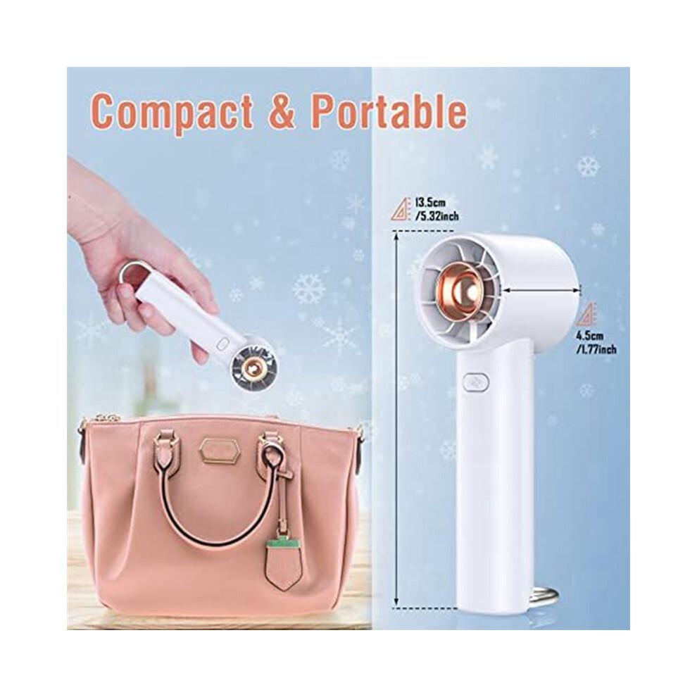 Handheld Fan, Portable Fan with 3 Speeds, Ultra Quiet, , USB Rechargeable Battery Operated Personal Fan A