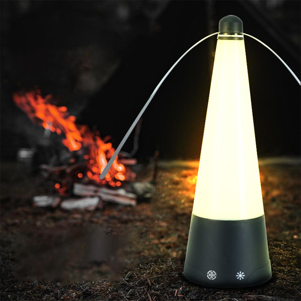 Outdoor Fly Fan with LED Light USB Rechargeable Portable Mosquito Repellent Fan Electric Fly Repeller for BBQ Picnic Parties