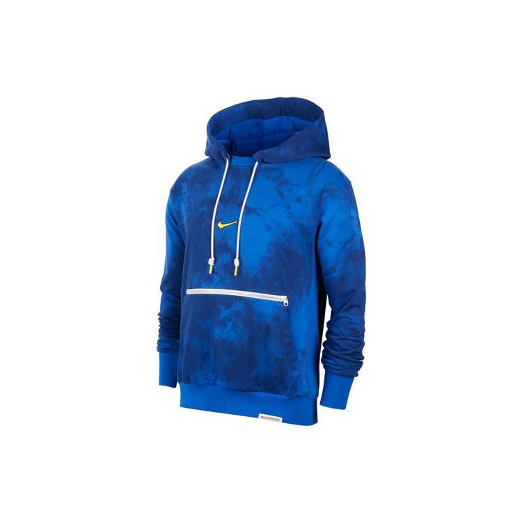 Nike Sweatshirts Men's Blue Hooded Moderate Regular CU3618-492