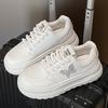 Women Platform Sneakers Shine Butterfly Decoration Outdoor Shoes Lace Up Breathable Sports Shoes High Quality Running Sneakers