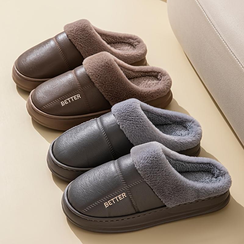 Men's Slipper Warm and Casual Non-Slip Slippers for Autumn and Winter
