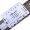 Guitar Neck Ruler Accurate Portable for Guitar Action Ruler Gauge PVC String