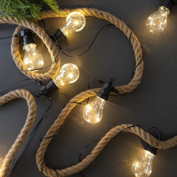 Creative Deco 10m Corde De Jute Epaisseur 20mm - Ficelle Jute - Griffoir Pour Chat - Ficelle Jardin - Corde Arbre À Chat