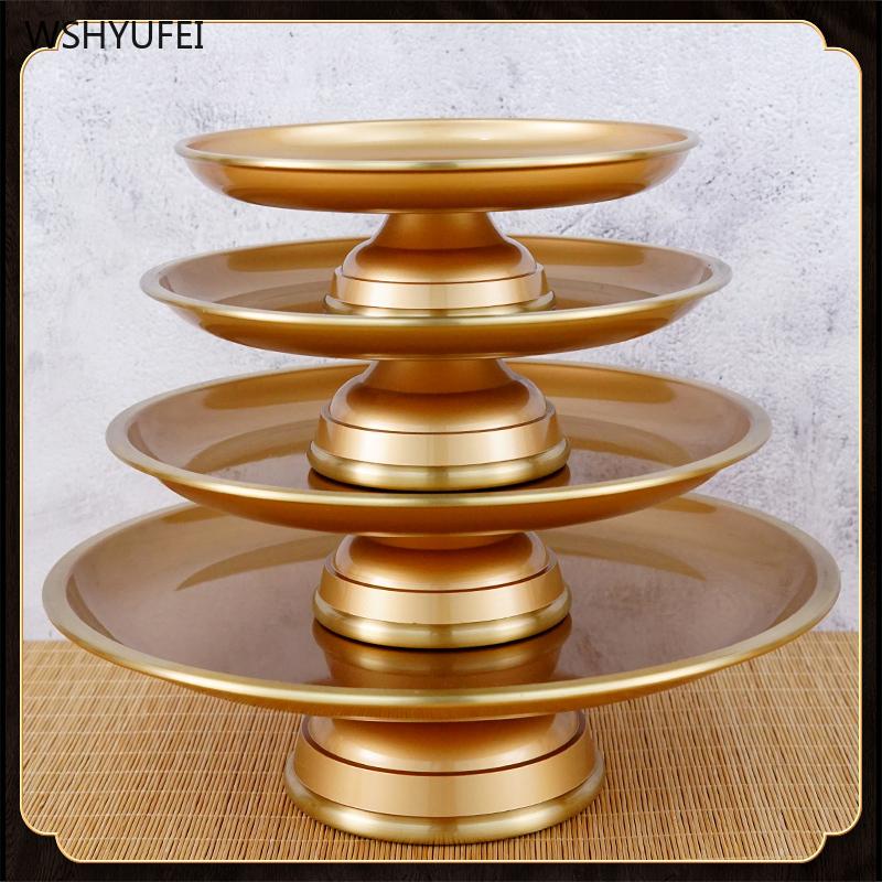 Home furnishings Household fruit tray Supply tray God of Wealth's Wealth Calling Decoration Offering items in front of Buddha