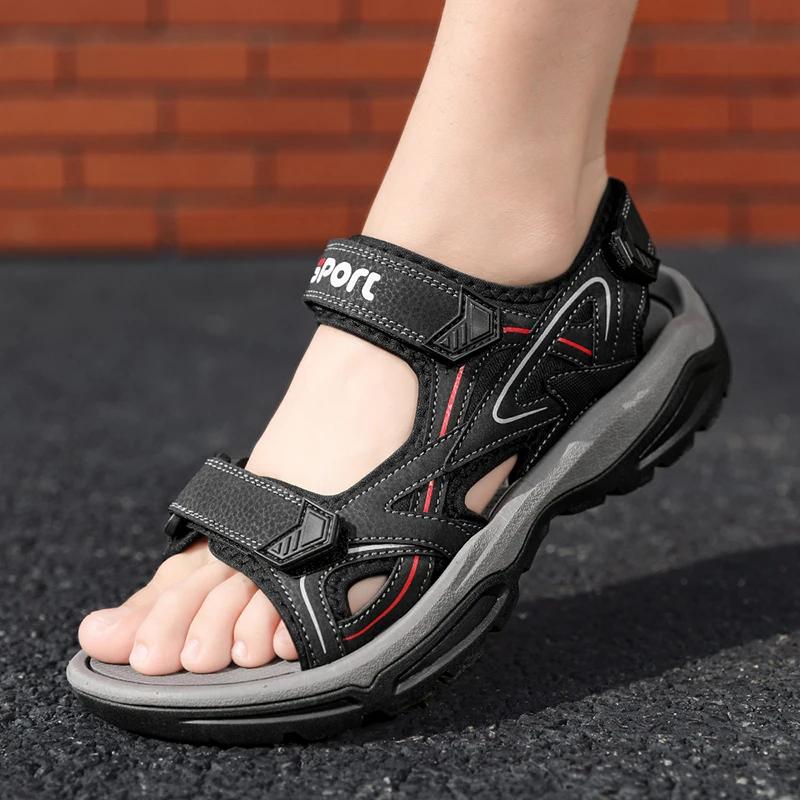 Fashion Men's Sandals Outdoor Classic Soft New Summer Beach Sandals Platform Wading Shoes Men Sneakers Rome Non-Slip Sandals Zapatillas