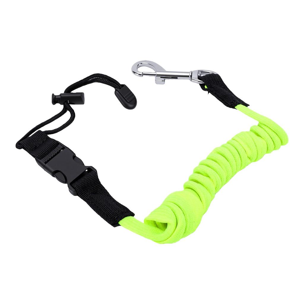 Kayak Paddle Leash Retractable Secure Lightweight Kayak Paddle Leash for Canoe Paddle Board Green