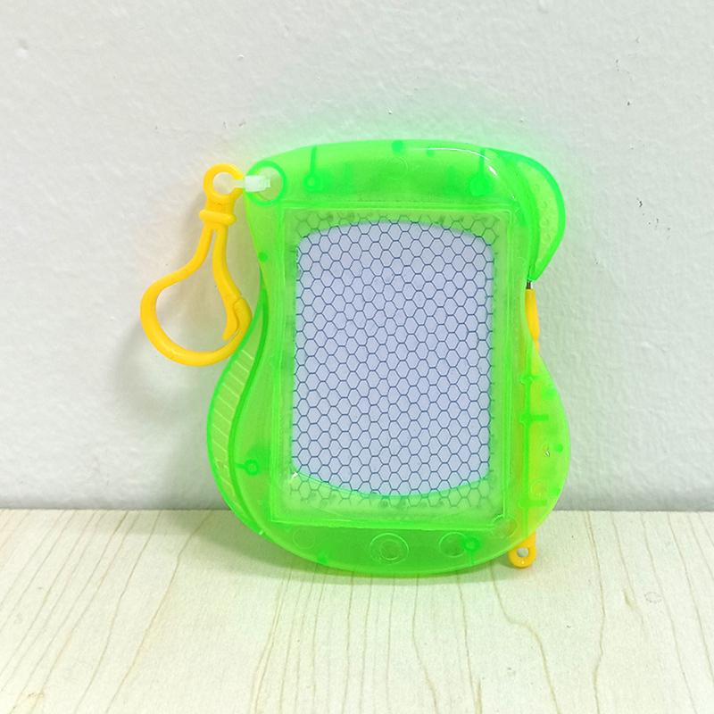 

1 шт. Мини-магнитная доска для рисования, стираемый блокнот для записей, брелок для детей, сувениры на день рождения, мини-брелок для записей, игрушка зелёный