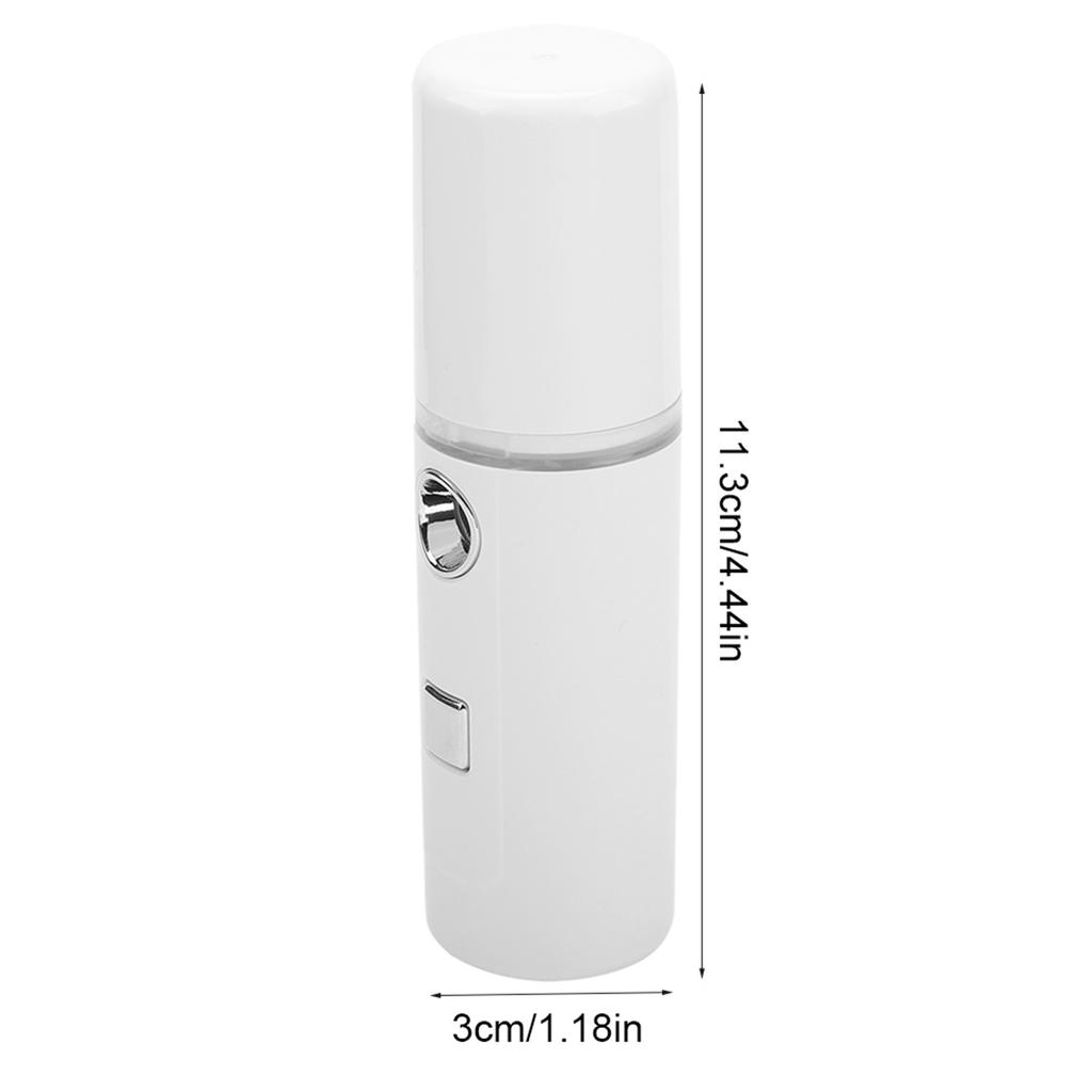   Lightweight Portable Rechargeable Humidifier Moisturing Sprayer Skin Care(Pink)