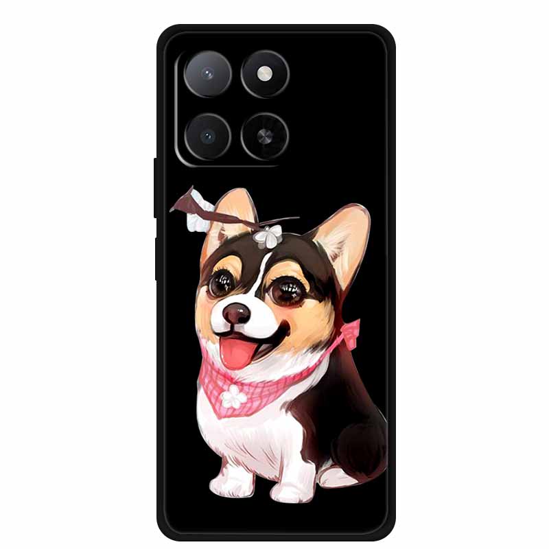 For Motorola G86 G56 Phone Case G 86 G 56 Coque Black Silicone Soft Back Cover For Motorola G86 Power Edge 60 60S Case Cartoon