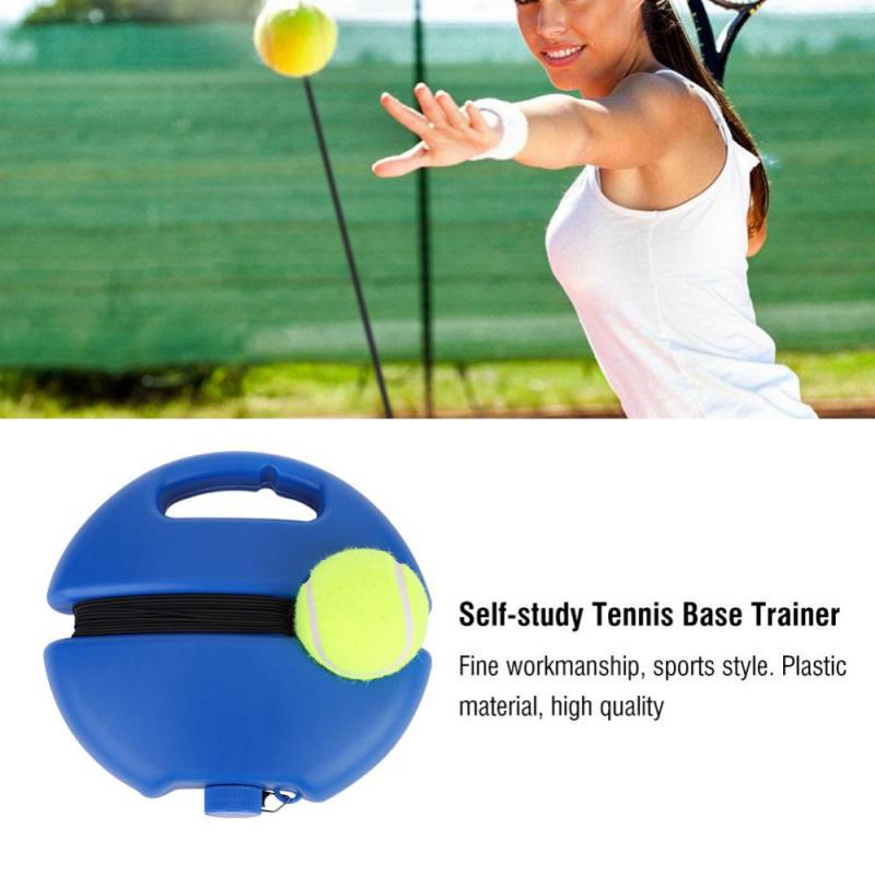Tennis Training Tool Selfstudy Practice Rebound Ball Baseboard Exercise Trainer