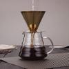Stainless Steel Filter Cup Integrated Coffee Filter Gold Hand-made Coffee Household Drip Coffee
