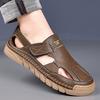 Fashion 2025 Men Sandal Summer Non-slip Casual Leather Sandals for Men Fashion Lighte Breathable Beach Slippers Classic Versatile Sandal