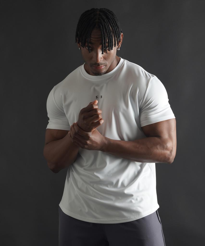 PHERMENON [2Pack] Muscle Fit Quick-Dry Logo Short Sleeve (2 Colors)