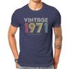 Vintage 1971 Birthday Tshirt Vintage Alternative Unisex Cotton O-neck Clothes Hip Hop Oversized Tees Streetwear Harajuku T-shirt