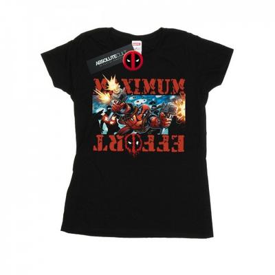 Womens/Ladies Deadpool Maximum Effort Cotton T-Shirt