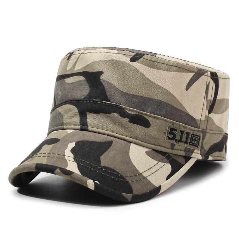 

Весенне-осенняя летняя кепка с короткими полями для рыбалки и активного отдыха на открытом воздухе, мужская кепка с вышивкой и солнцезащитным козырьком для мужчин среднего возраста Adjustable камуфляжный