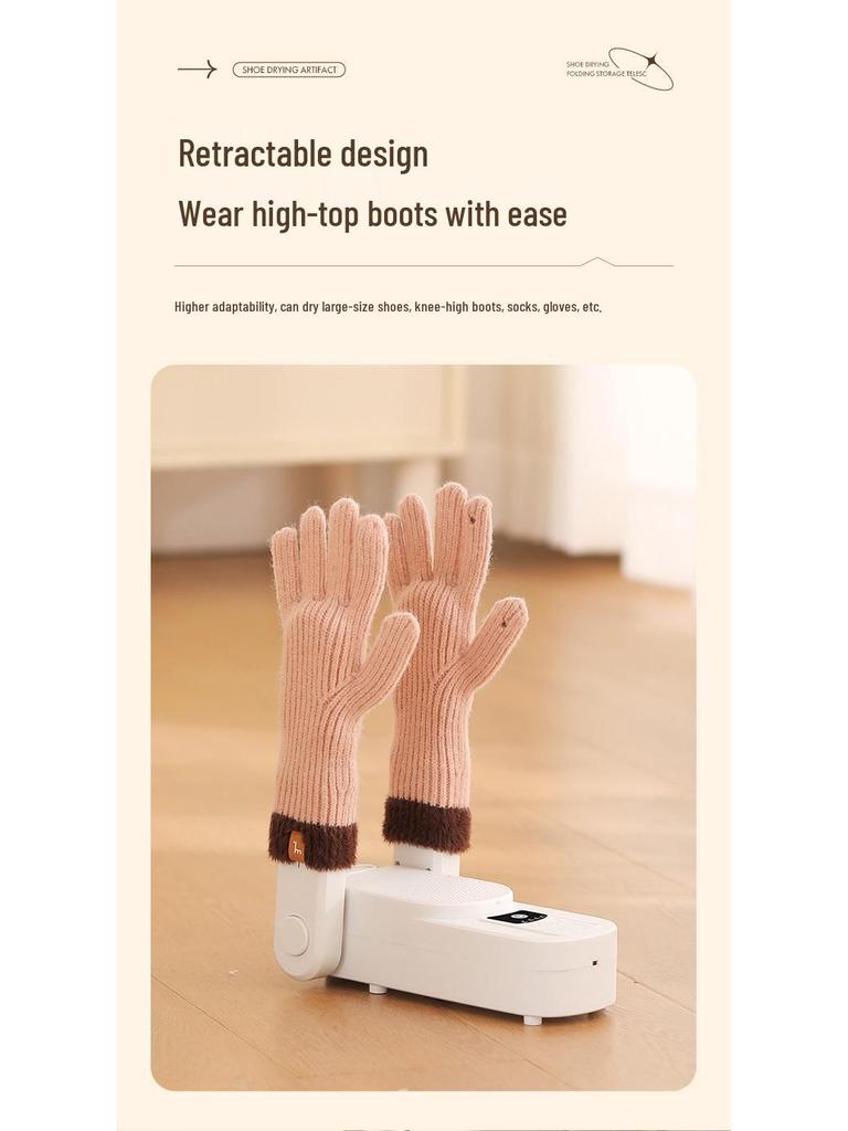 Antibakteriální sušák a ohřívač bot pro koleje