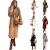 2025 Cross-border Women's Thick Knit Color Block High Neck Sweater Pullover
