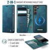Compatible For Samsung Galaxy S23 Case CASEME C49 Compatible with MagSafe RFID Detachable Wallet Leather Phone Cover