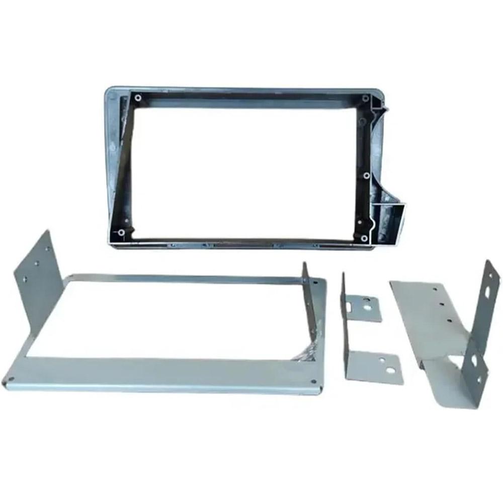 9" 2-Din Dash Radio Bezel Fascia Panel Trim For SsangYong Actyon Kyron 2005-2011