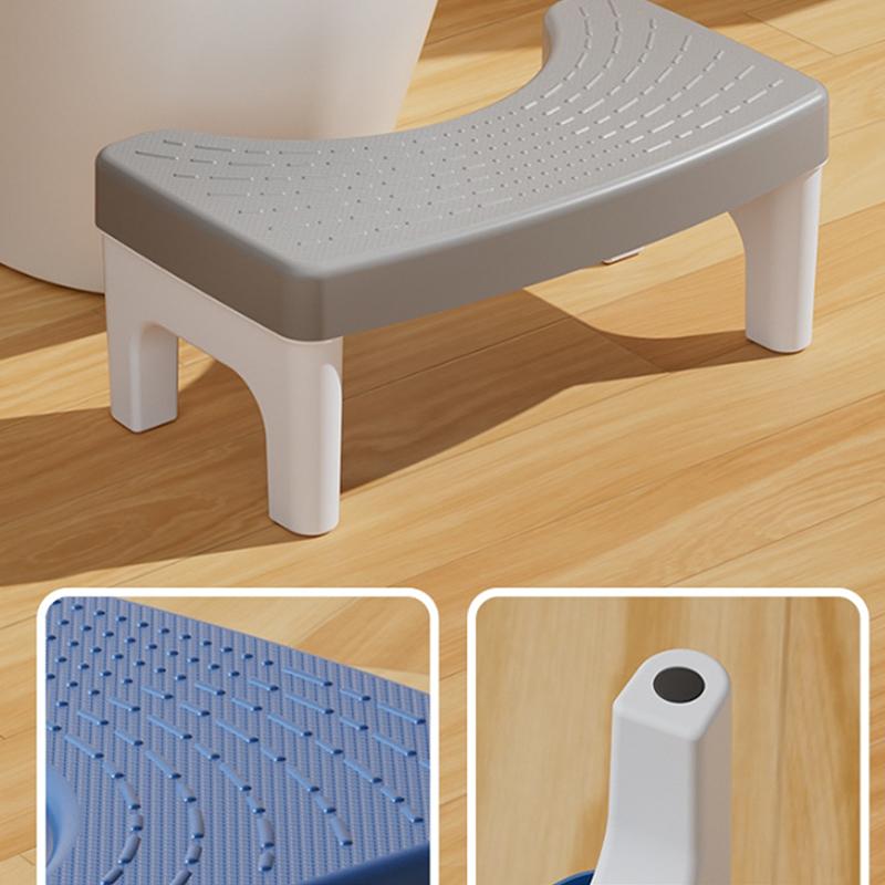 1 Stück Toilettenhocker, abnehmbarer, rutschfester Toilettensitzhocker, tragbarer Hocker, Badezimmerzubehör für Erwachsene