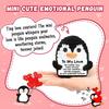 Funny Crochet Pocket Hug Penguin Doll, Mini Positive Energy Crochet Animals Doll Gift, Emotional Support Crochet Plush Doll Bulk