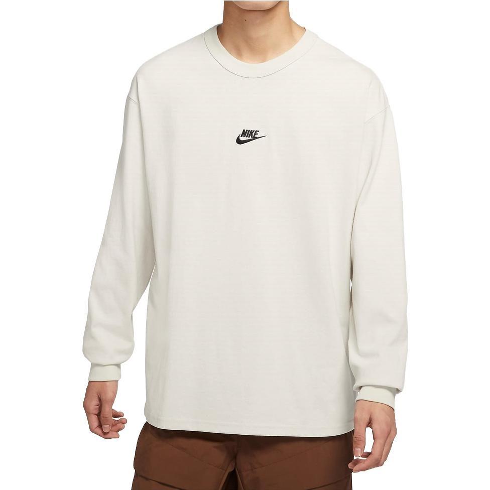 Nike T Shirts Men's White Crew Neck Moderate Straight Fit DO7391-072