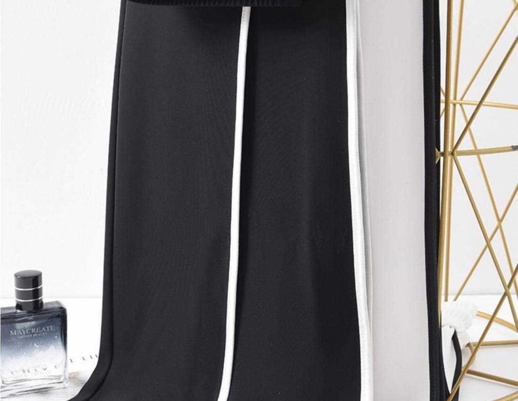 Ladies' Ice Silk Quick-Dry Wide-Leg Pants - Summer 2026 Casual White Straight-Leg Sports Trousers