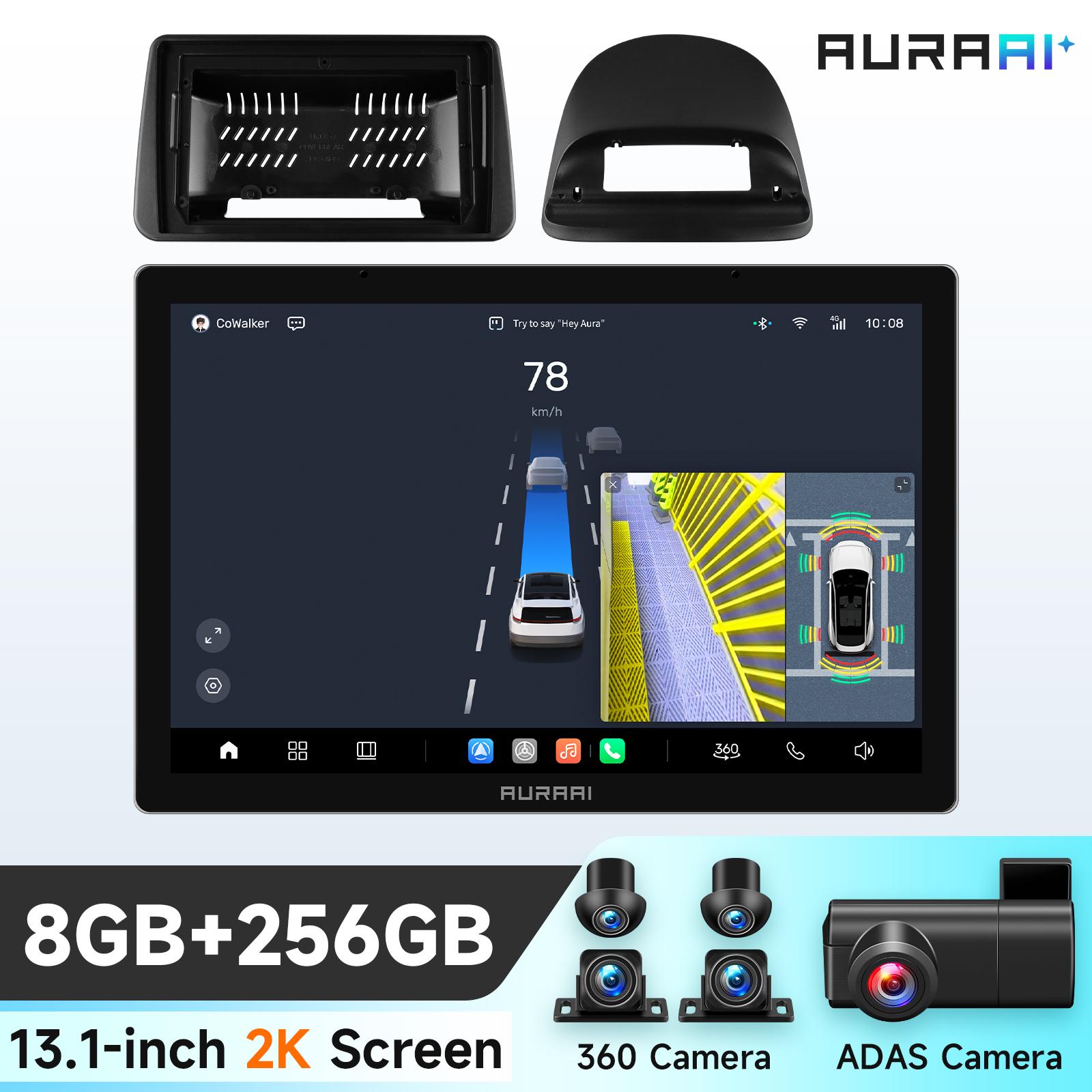 

Ossuret Intelligent 2K Screen 4G-LTE Carplay Android Car Radio For Renault CLIO 3 2005 - 2014 Car Infotainment Multimedia Player GPS Stereo Bluetooth S8 8Core 8G 256G 13.1inch ADASC2,360C3