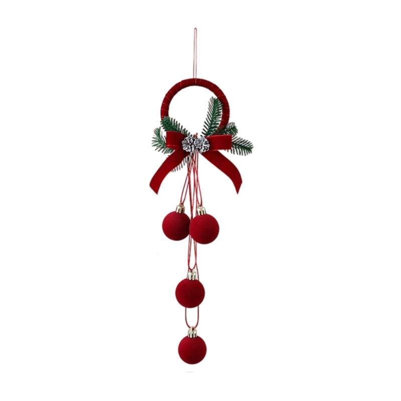 Nordic Bells Christmas Ornament Christmas Ball Hanging Pendant Christmas Tree Decorations for Home Decoration