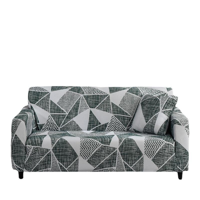 New Full Cover Tight Fitting Elastic Sofa Cover  Anti Slip Fabric Sofa Cover for Four Seasons  Double Sofa Cover