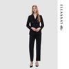 ELLASSAY Women's Simple Straight-Leg Ankle Pants
