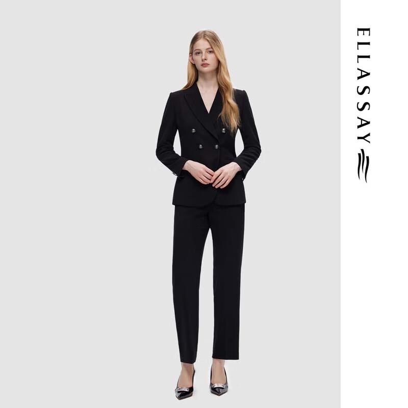 ELLASSAY Women's Simple Straight-Leg Ankle Pants