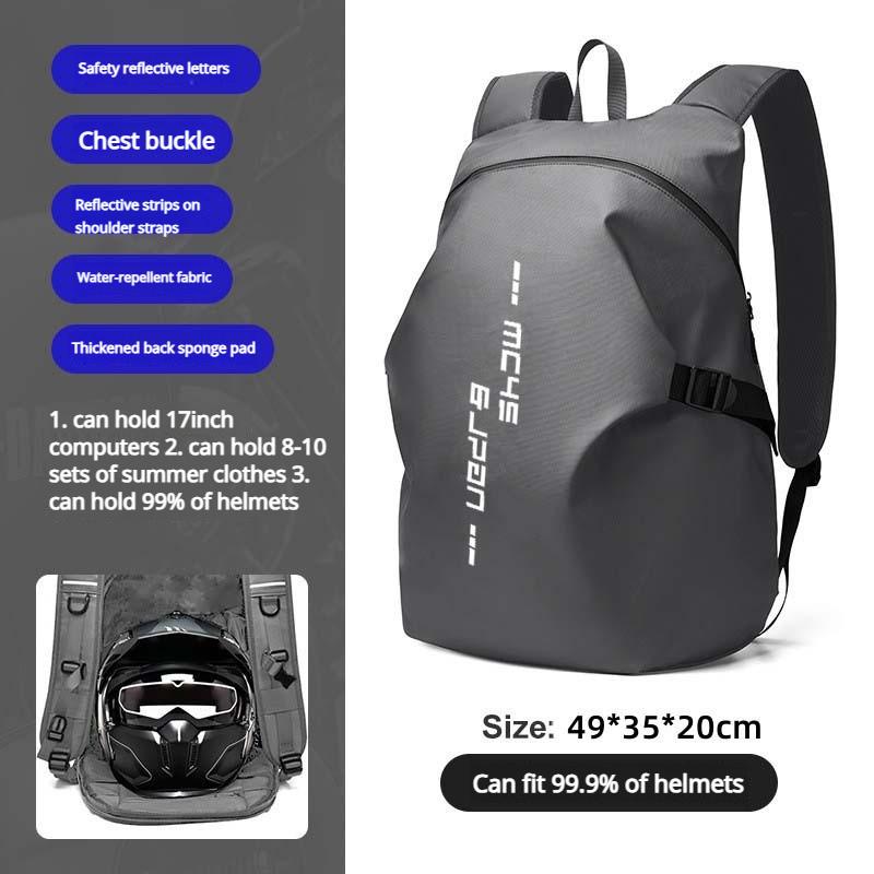 Likros Motorcycle Backpack Waterproof Foldable Helmet Backpack Men Travel Backpack Cycling Storage Bags Motorcycle Helmet Bag