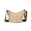 Elegant Casual Nylon Women's Crossbody Bag Large Capacity Adjustable Strap Round Logo Zipper Crossbody Bag for Daily Commute