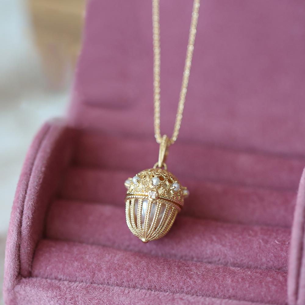 

925 Sterling Silver Pendant Necklace for Women - Gold Plated Clavicle Chain, Fashionable and Versatile Jewelry 925 Sterling Silver