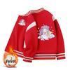 Girls' Fleece-Lined Baseball Jacket for Autumn/Winter 2026 - Thickened, Medium & Large Sizes