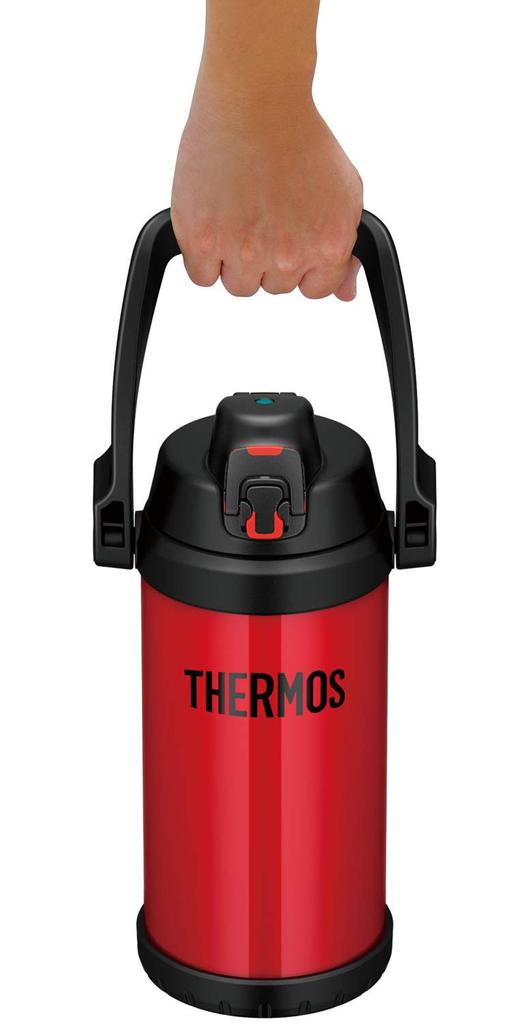 Thermos Vacuum Insulated Sports Fire FIR Jug, 2.0L, Red, FFV-2000