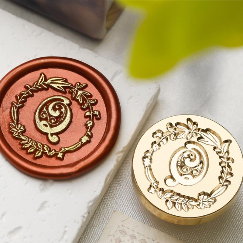 Capital A Sealing Wax Stamp Letter Series Wax Seal Stamp for Cards Scrapbooking Wedding Invitations Metal Seal Stamp