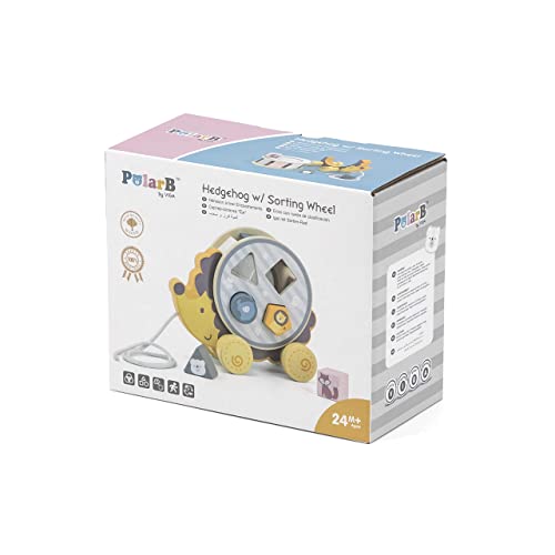 PolarB Polar B Piggsvin Sortering Trekkeleke, Bursdagsgave, Formmatching, TYPR44025, 20,2 x 9,7 x 16,3 cm (x 1)
