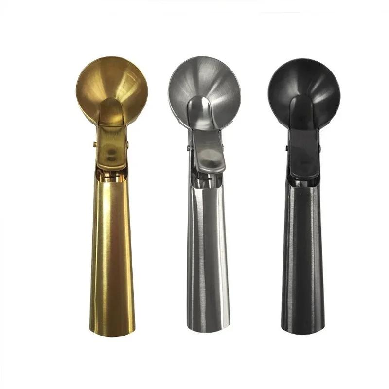 

Stainless Steel Non - Stick Ice Cream Scoops Stacks, Fruit Ice Ball Maker, Watermelon Ice Cream Spoon Tool серебряный