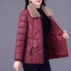 Winter Short Cotton Jacket Plus Plus Size Women's Cotton Coat Cotton Jacket Warm Jacket