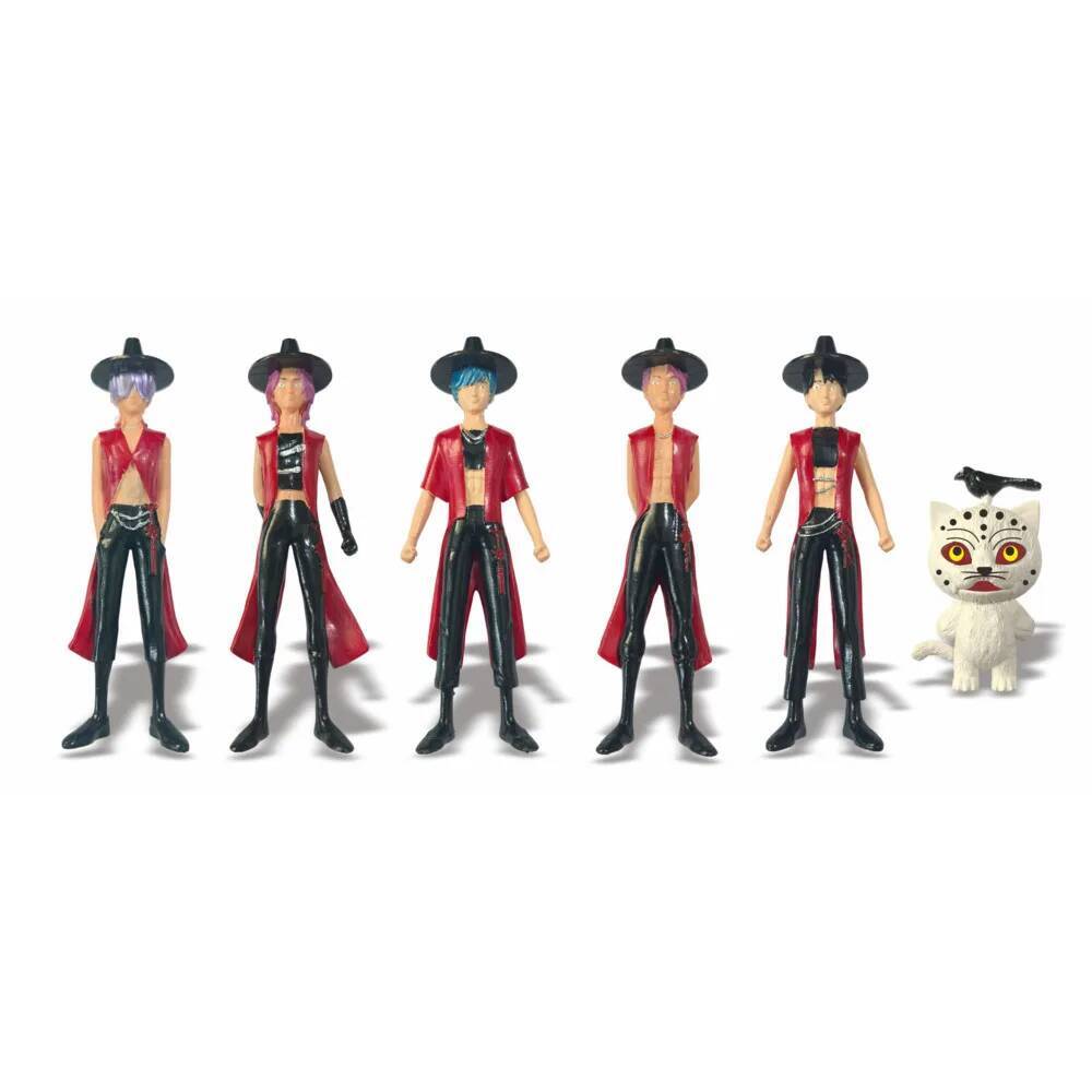 Kpop Demon Hunters Figure Toy Derpys Tiger Huntrix Rumi Zoey Mira Sussy Figure K Pop Demon Hunters Goods Merch Figurine Ornament