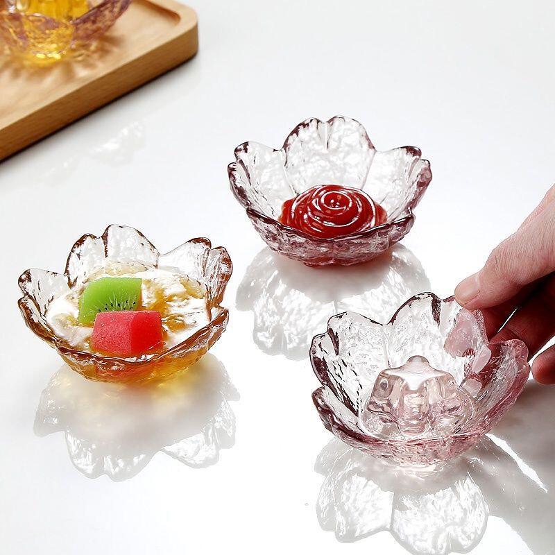 

Pink Cherry Blossom Glass Condiment Dishes (2-Pack)