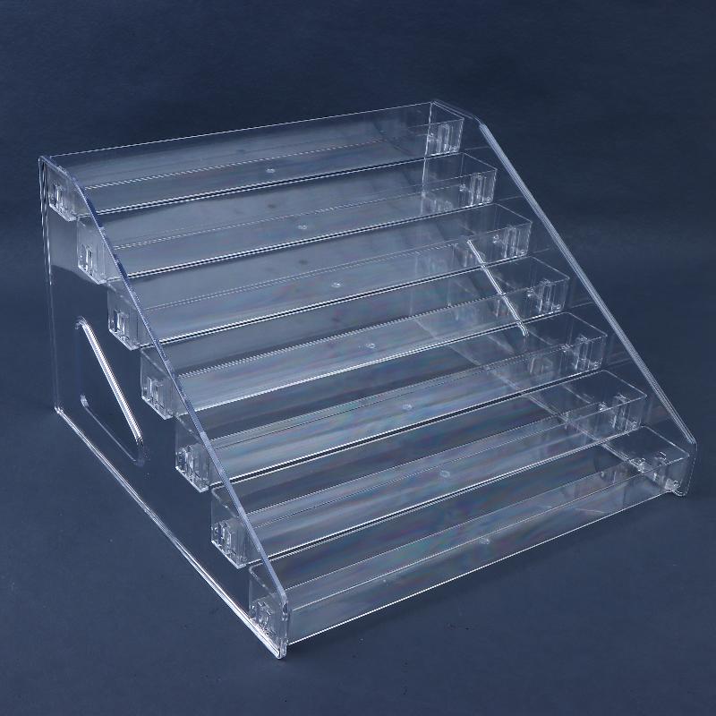 1 Set Lippenstift-Organizer 3/4/5/6/7 Schichten Erhöhte Kosmetik-Aufbewahrungs-Organizer Nagellack-Parfüm-Display-Ständer
